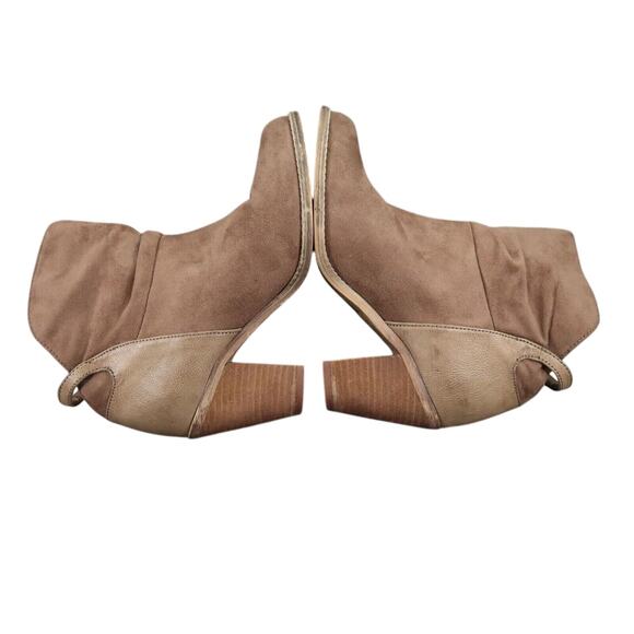 Rebels Shoes Womens 9 Bootie Fashion Block Heel Lifestyle Classic Slouchy Brown - Picture 10 of 16